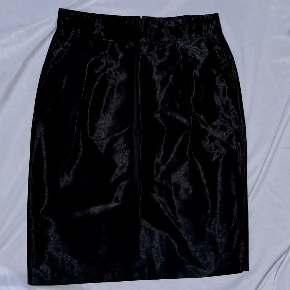 (2) BANANA REPUBLIC Shimmery, Midnight Black, Pencil Skirt